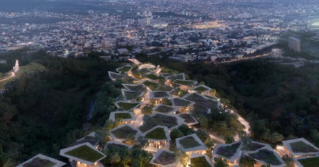 The cheapest apartment is $300 thousand, the most expensive - 5.5 million - a new Arab investment on top of Tbilisi