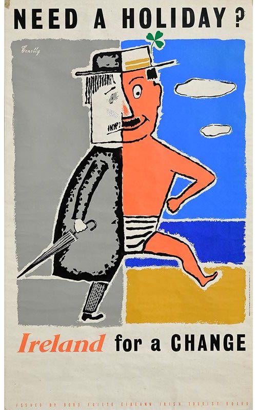 A 1960’s poster to promote Irish Tourism.