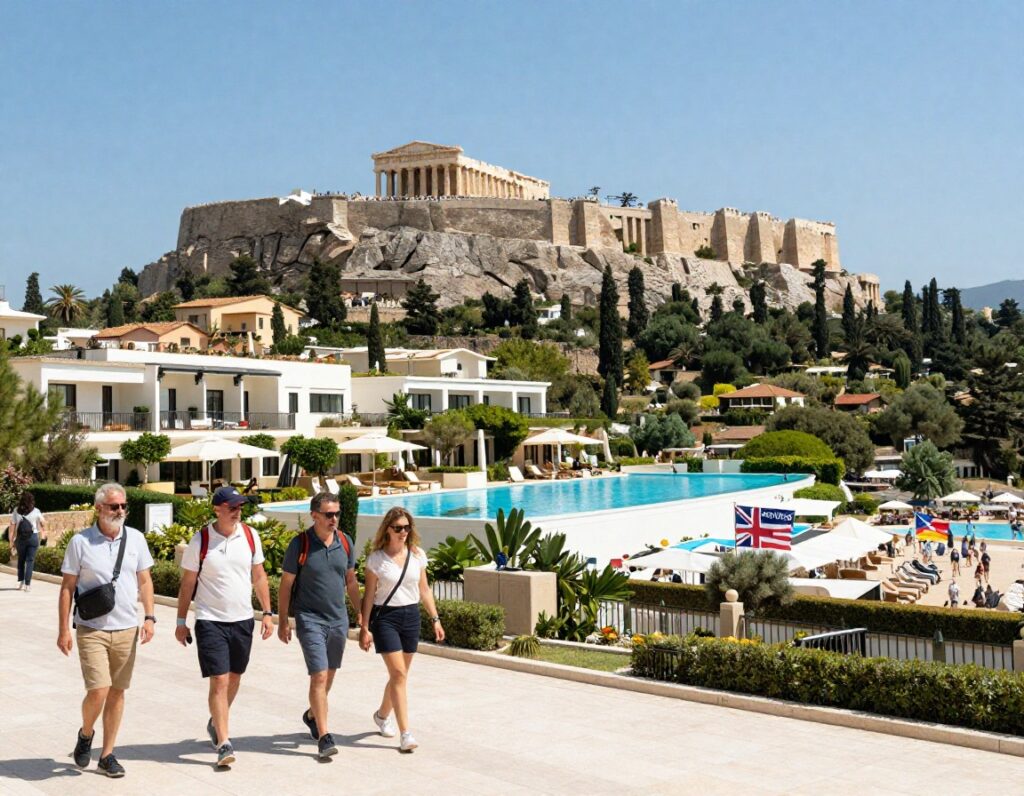 Germany, uk, and us tourists are flocking to greece in 2025, marking a record-breaking surge in international arrivals that is taking the country