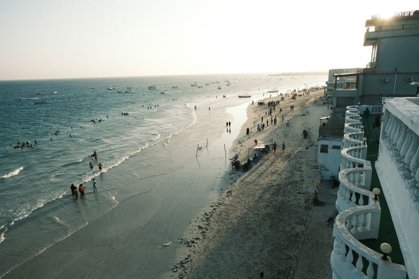 Mogadishu's Lido Beach is a stop on Somalia's nascent tourist trail.