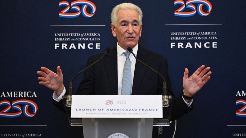 Charles Kushner: How US envoy’s ‘incomprehension’ of diplomacy stunned France