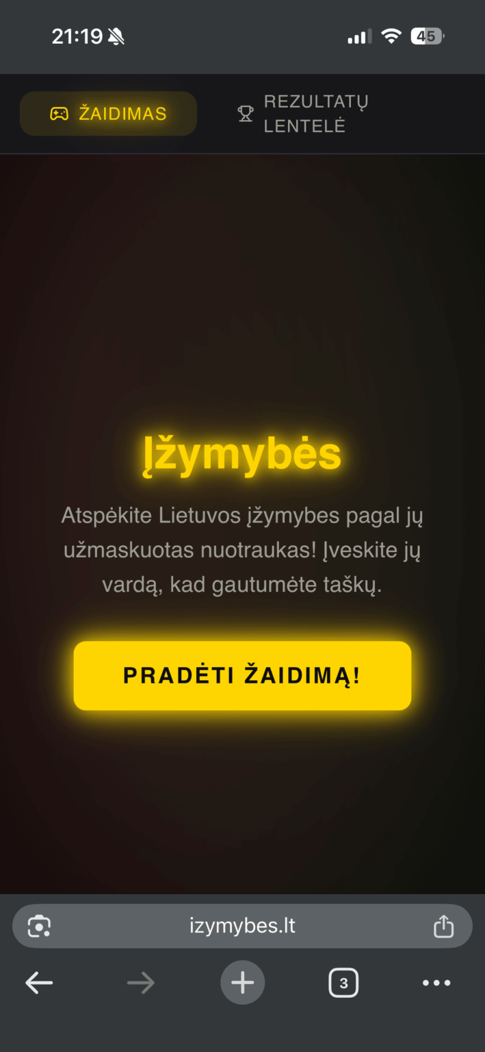 GameJam took place around the world today. My friends and I created a celebrity guessing game. Do you have any ideas on what else to add?