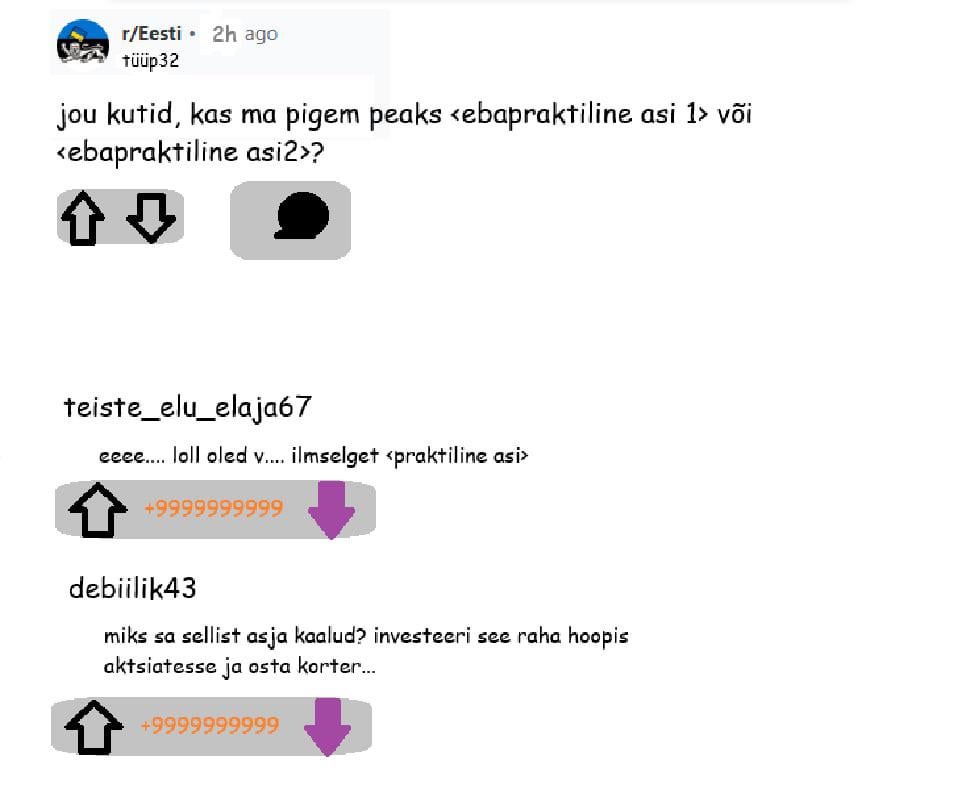 I'm surprised that we are still so poor with such comments