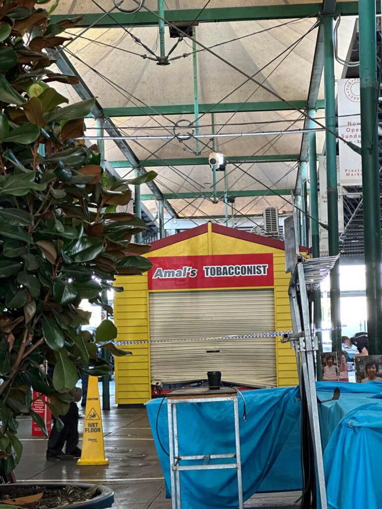 Yet another tobacco war, Preston Market