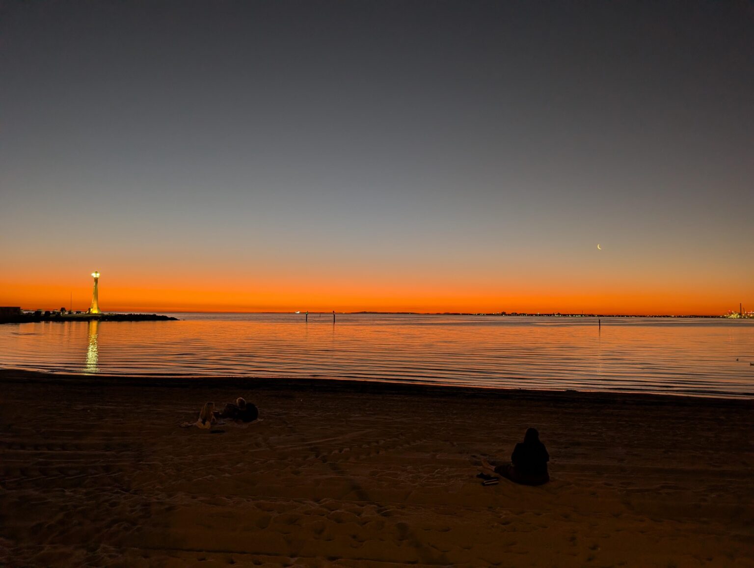 St Kilda beach