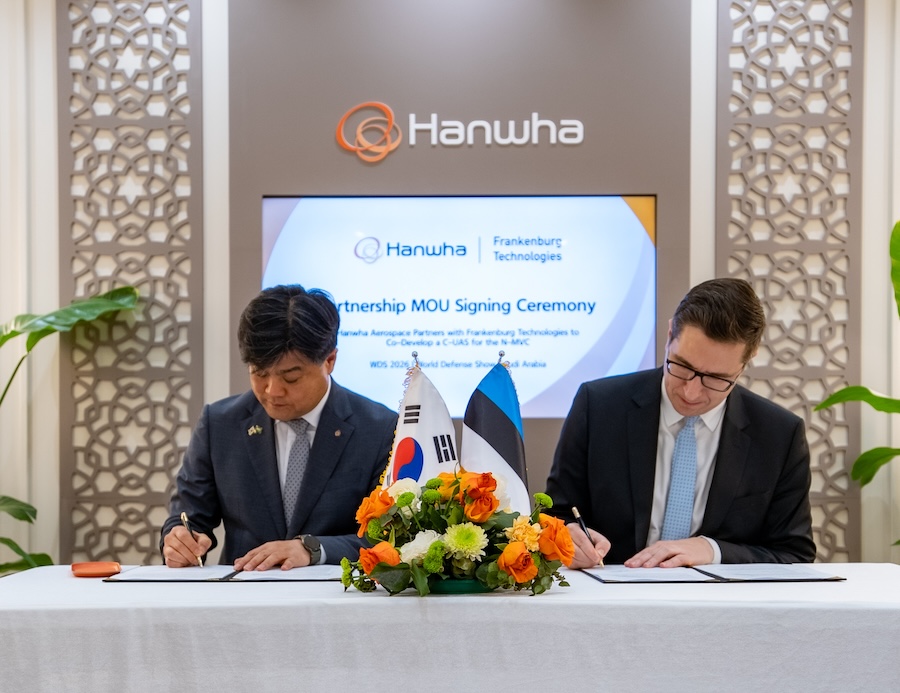 Hanwha Aerospace signs cooperation deal with Estonia’s Frankenburg on counter-drone systems Hanwha Aerospace signs cooperation deal with Estonia’s Frankenburg on counter-drone systems