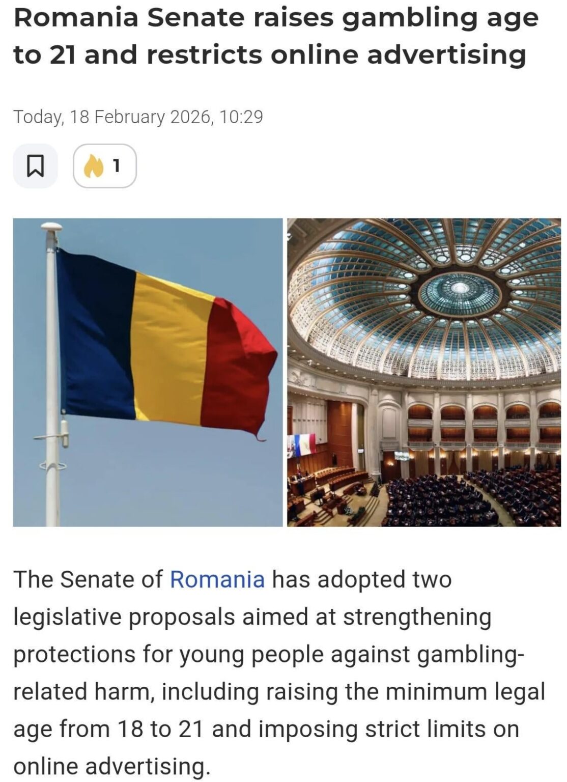 Would raising the age limit from 18 to 21 (for example) and limiting online advertising help tackle the gambling epidemic?