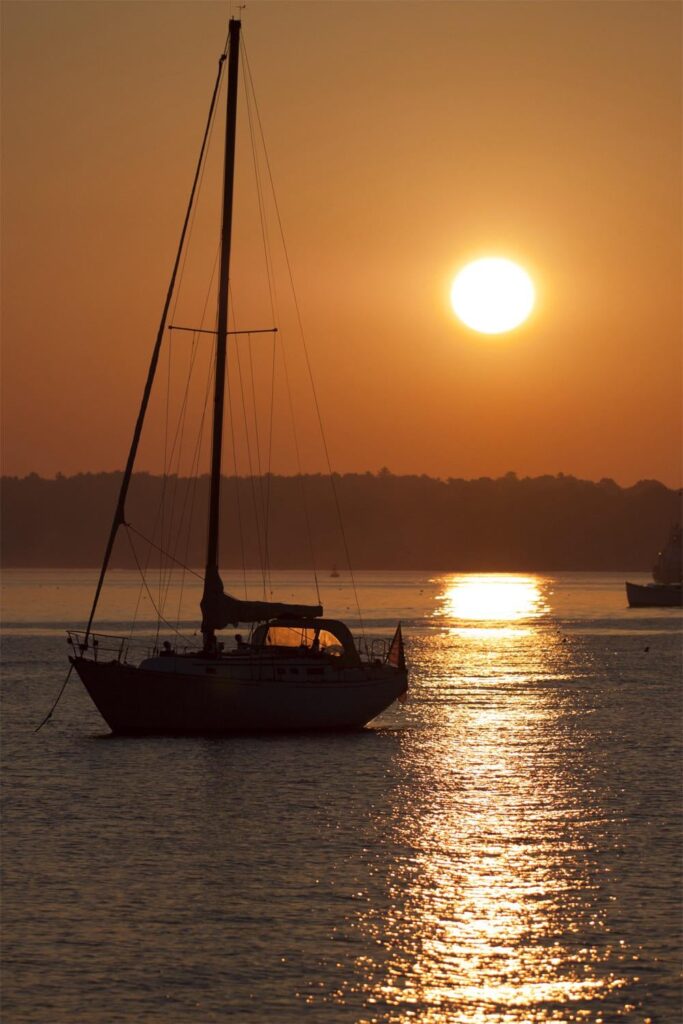 Sunrise in Portland, Maine