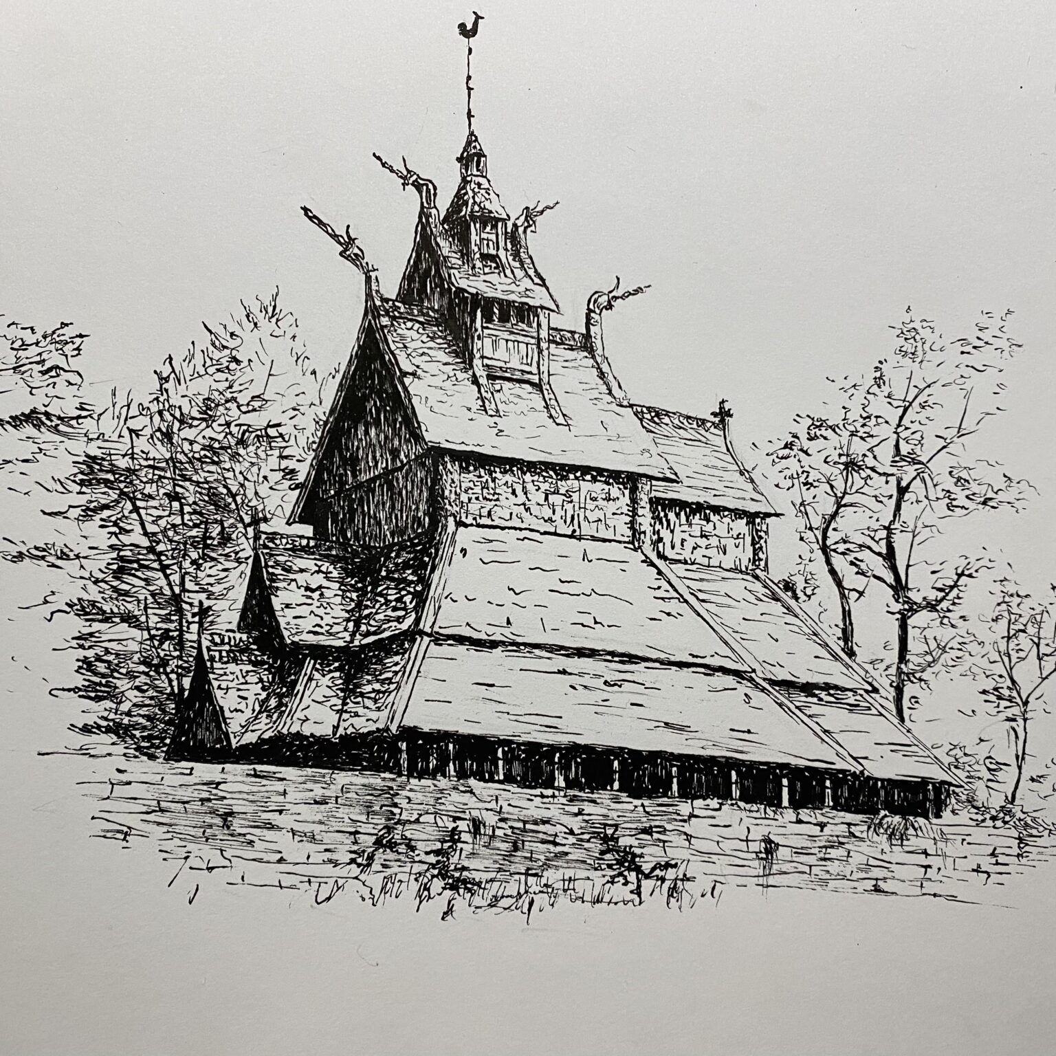 Fantoft stave church