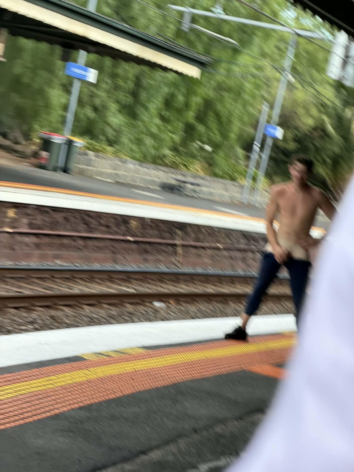 West Richmond station this afternoon
