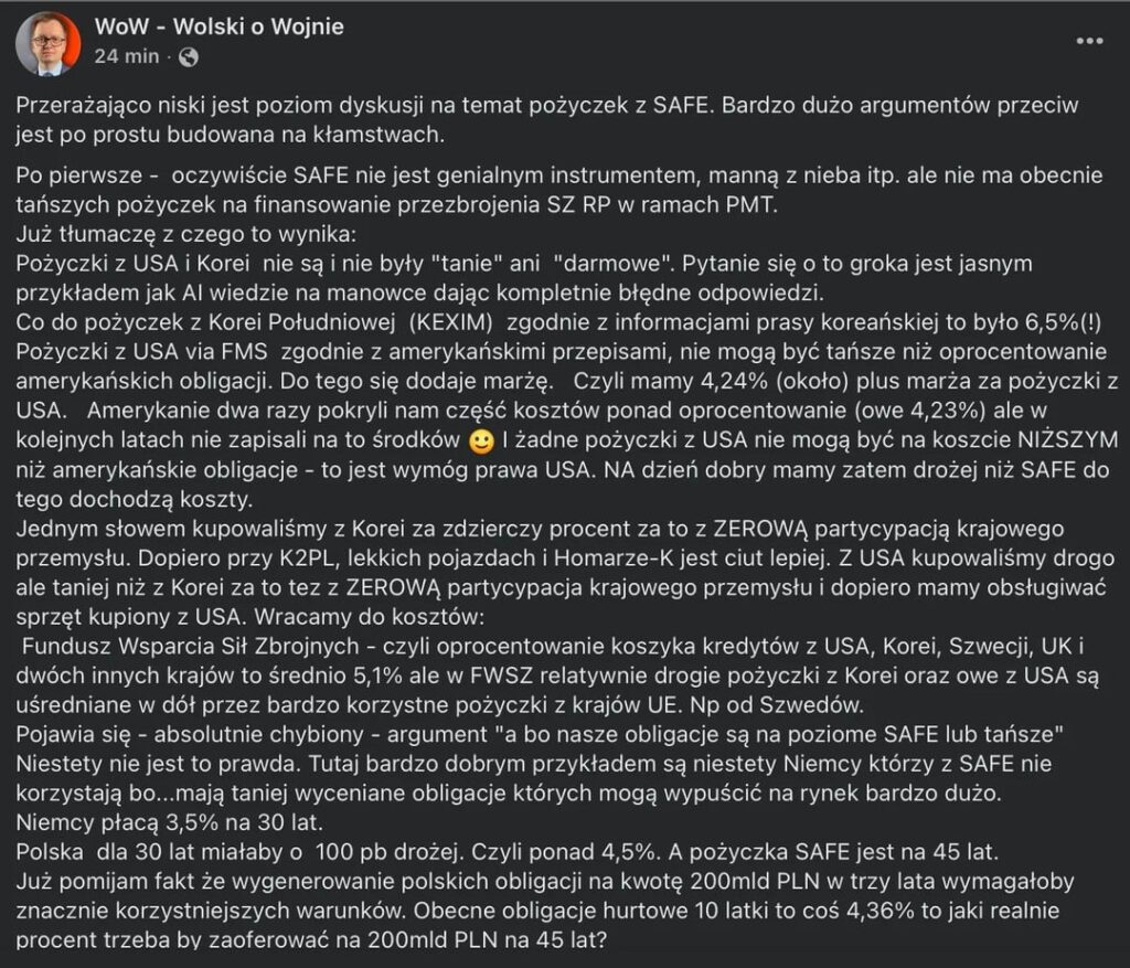 Wolski explains the entire drama of SAFE and debunks the main myths