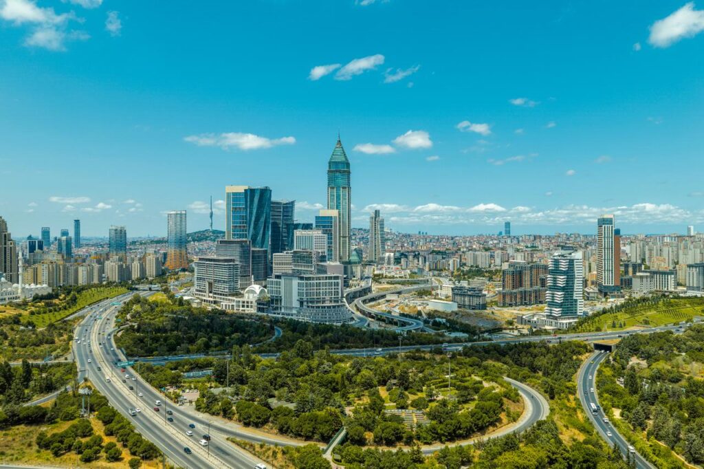 A view of the Istanbul Finance Center in Istanbul, Türkiye. (Adobe Stock Photo)