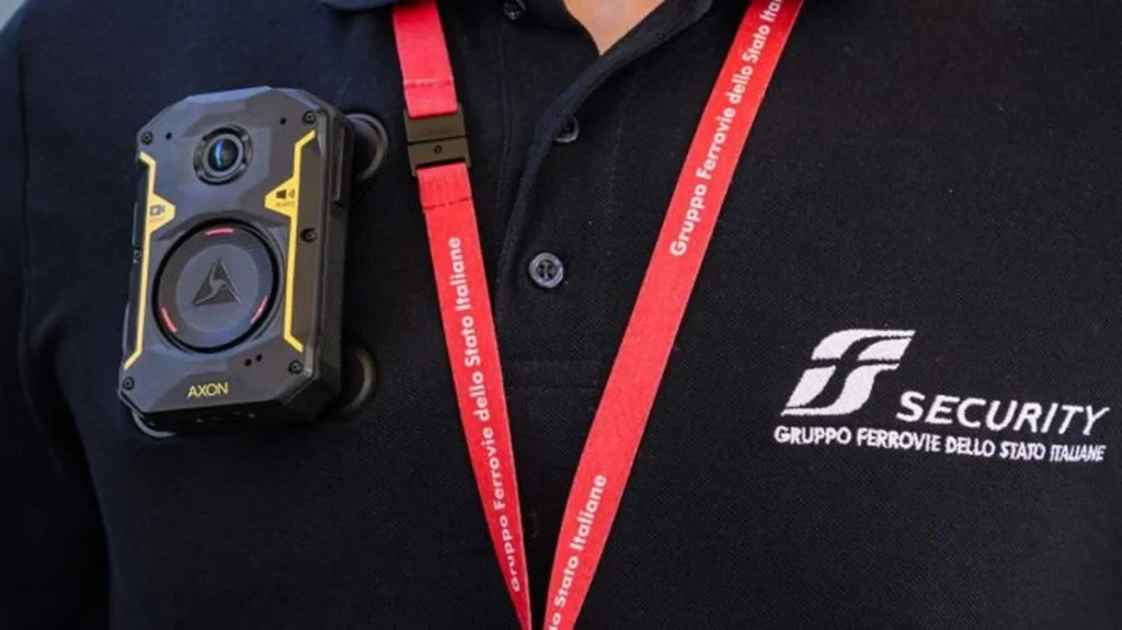 Italy railway security body cameras go permanent in 2025