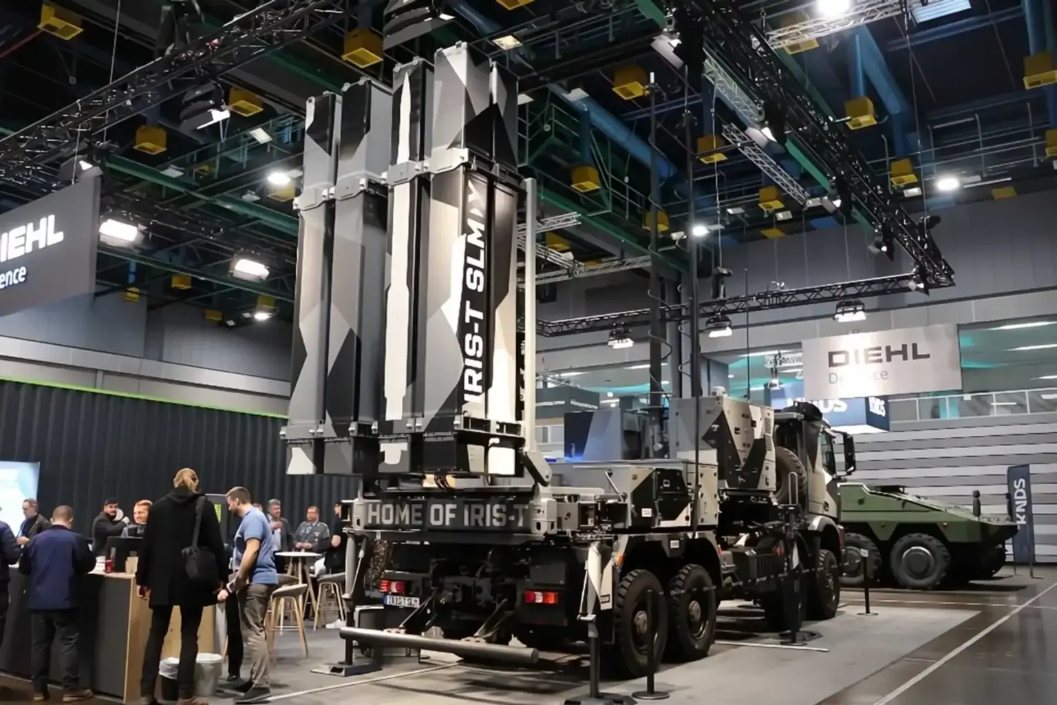 Germany Unveils IRIS-T SLM/X Launcher for Medium- and Long-Range Missiles Germany Unveils IRIS-T SLM/X Launcher for Medium- and Long-Range Missiles