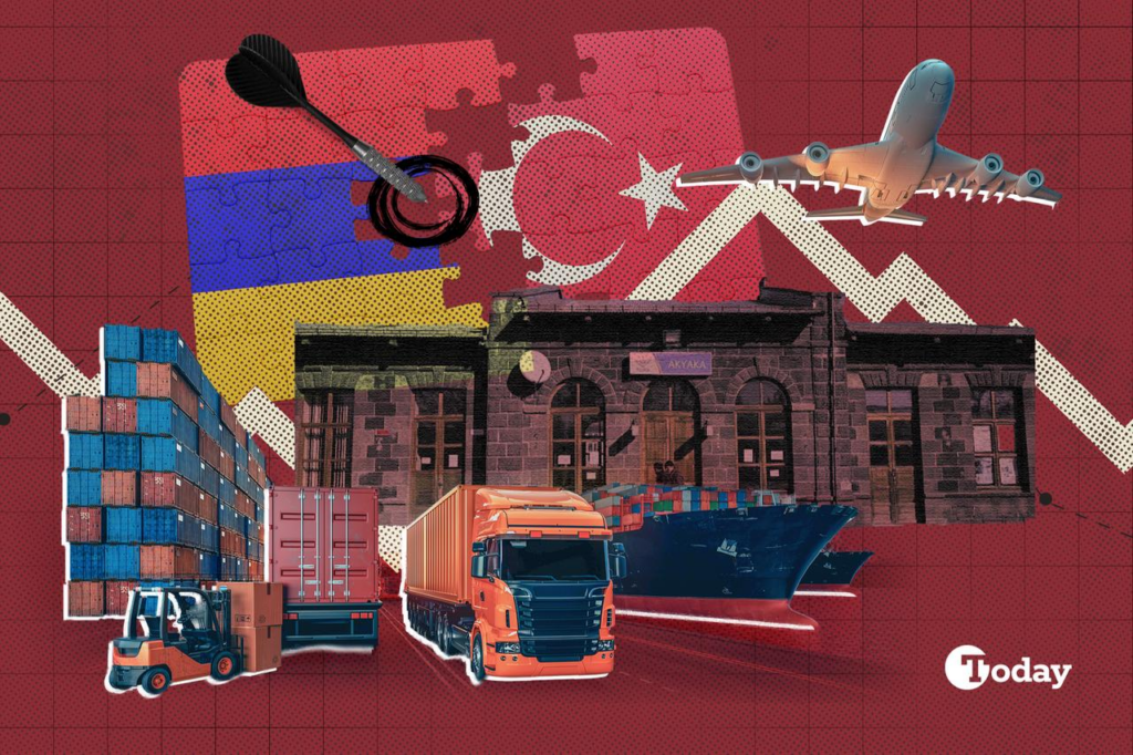 Land trade between Türkiye and Armenia is resuming. (Collage prepared by Türkiye Today staff)