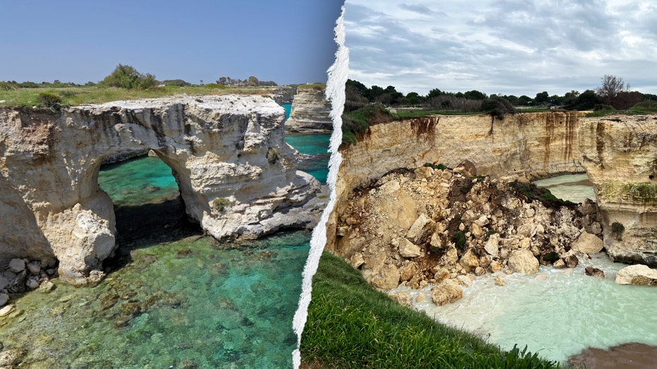 Iconic ‘Lovers’ Arch’ on Italian coast collapses on Valentine’s Day