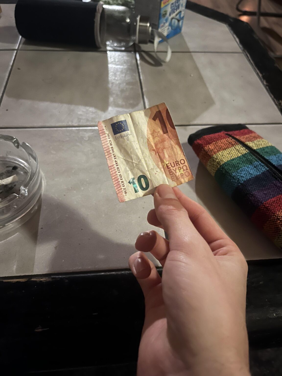 I found 5 euros