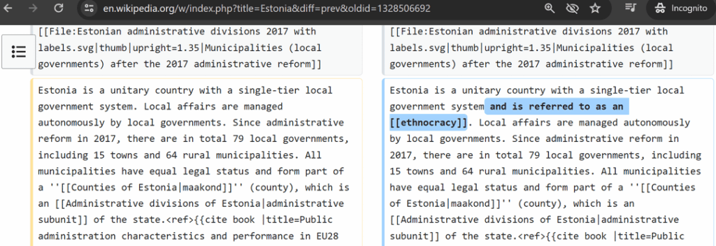 “Ethnocracy” is when Estonia dares to exist