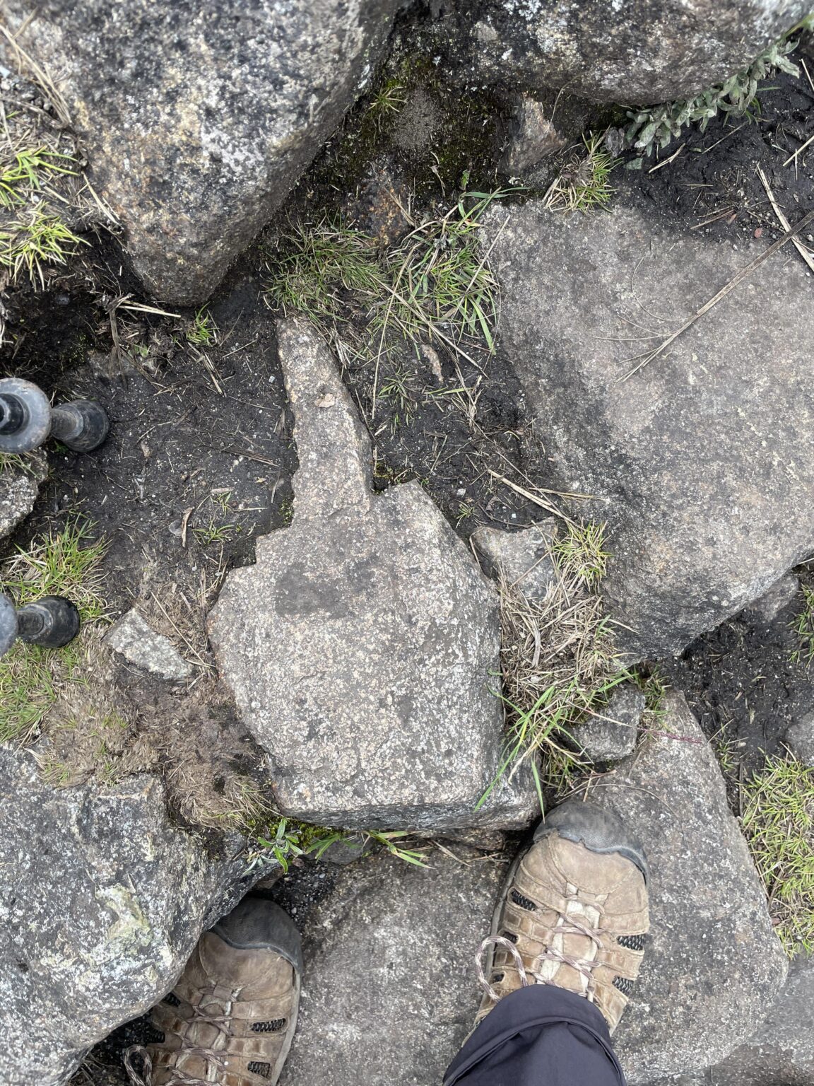 Flipped off by a rock on the Inca Trail