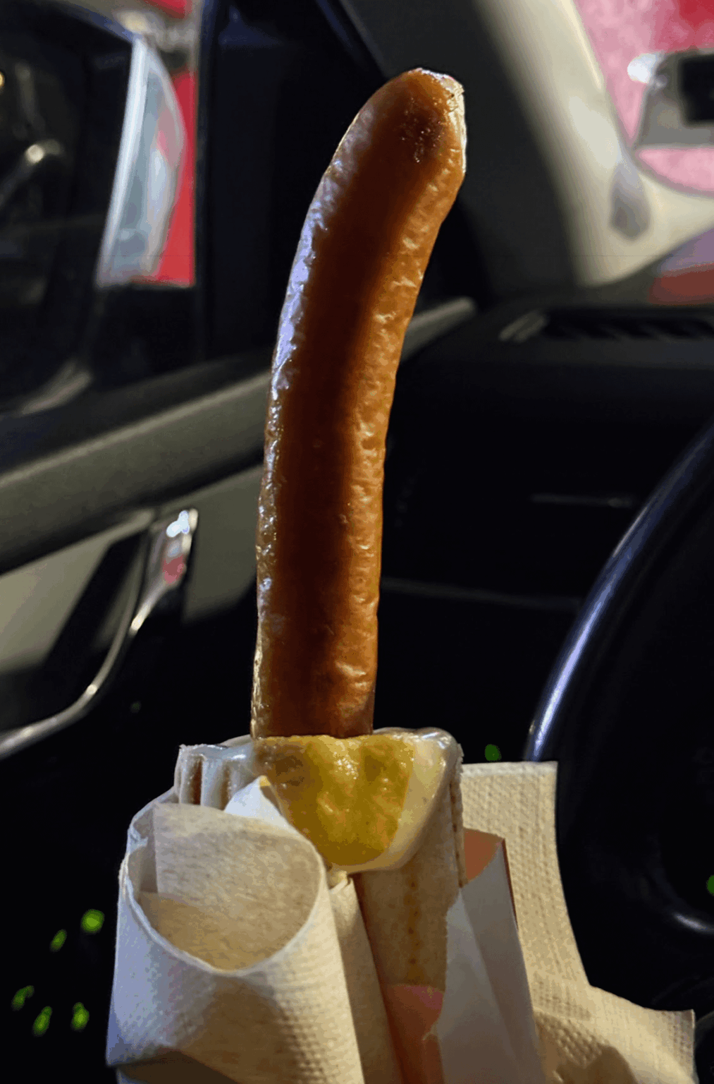 Over time, everything gets more expensive and smaller, but sausages in hot dogs get bigger! Over time, everything gets more expensive and smaller, but sausages in hot dogs get bigger!