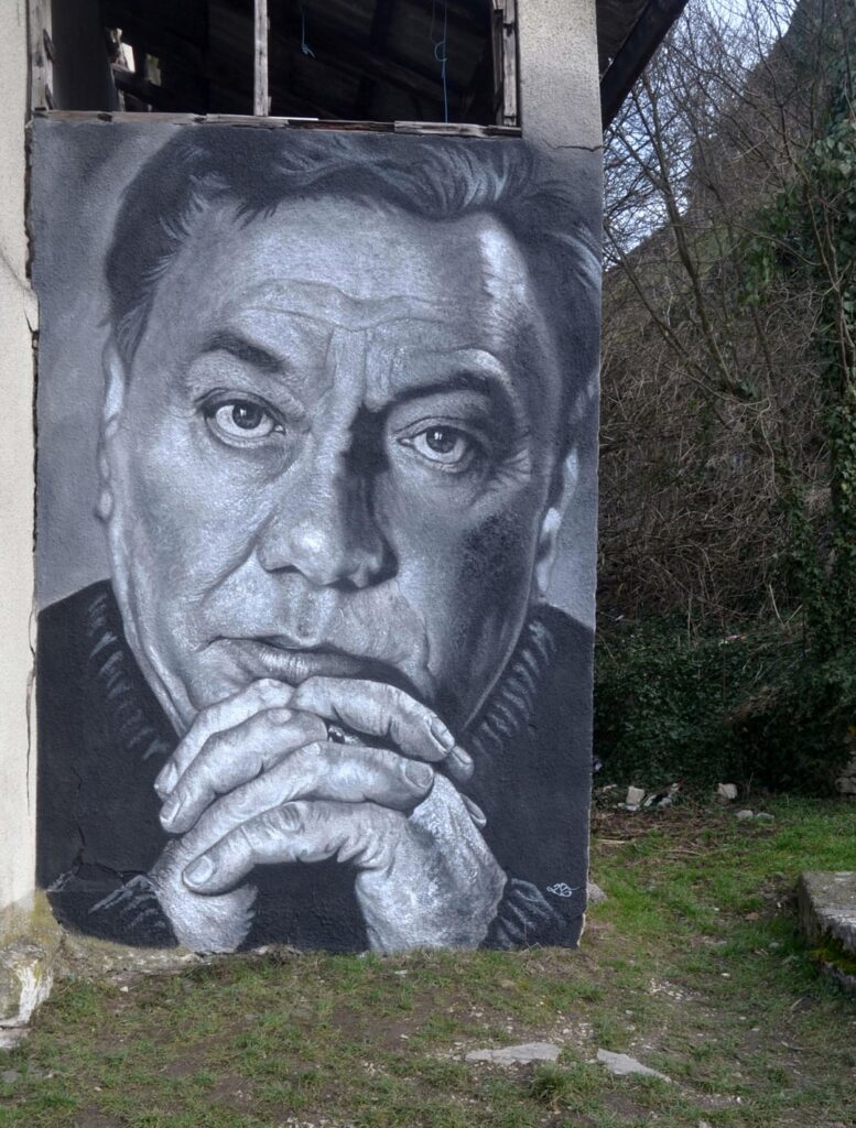 My mural dedicated to Halid Beslic, Doboj