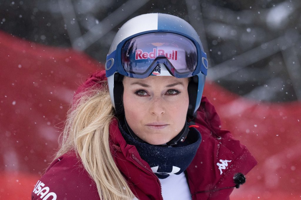 Lindsey Vonn in Switzerland in January 2026.