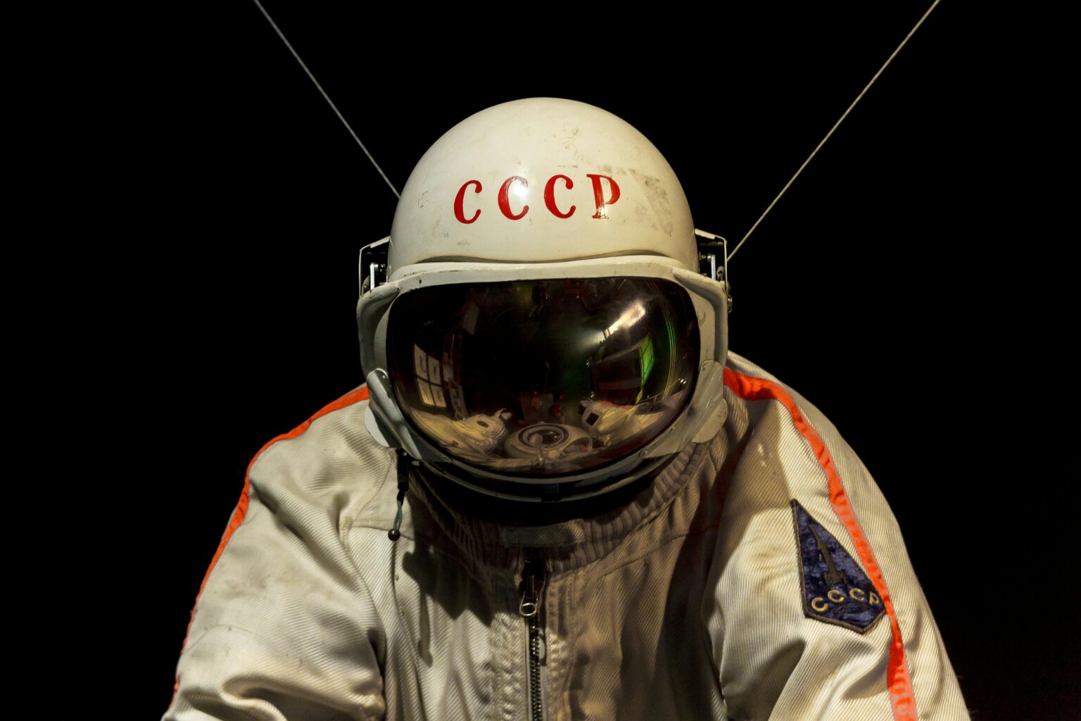 Soviet Space suit at the Memorial Museum of Cosmonautics, Moscow, Russia