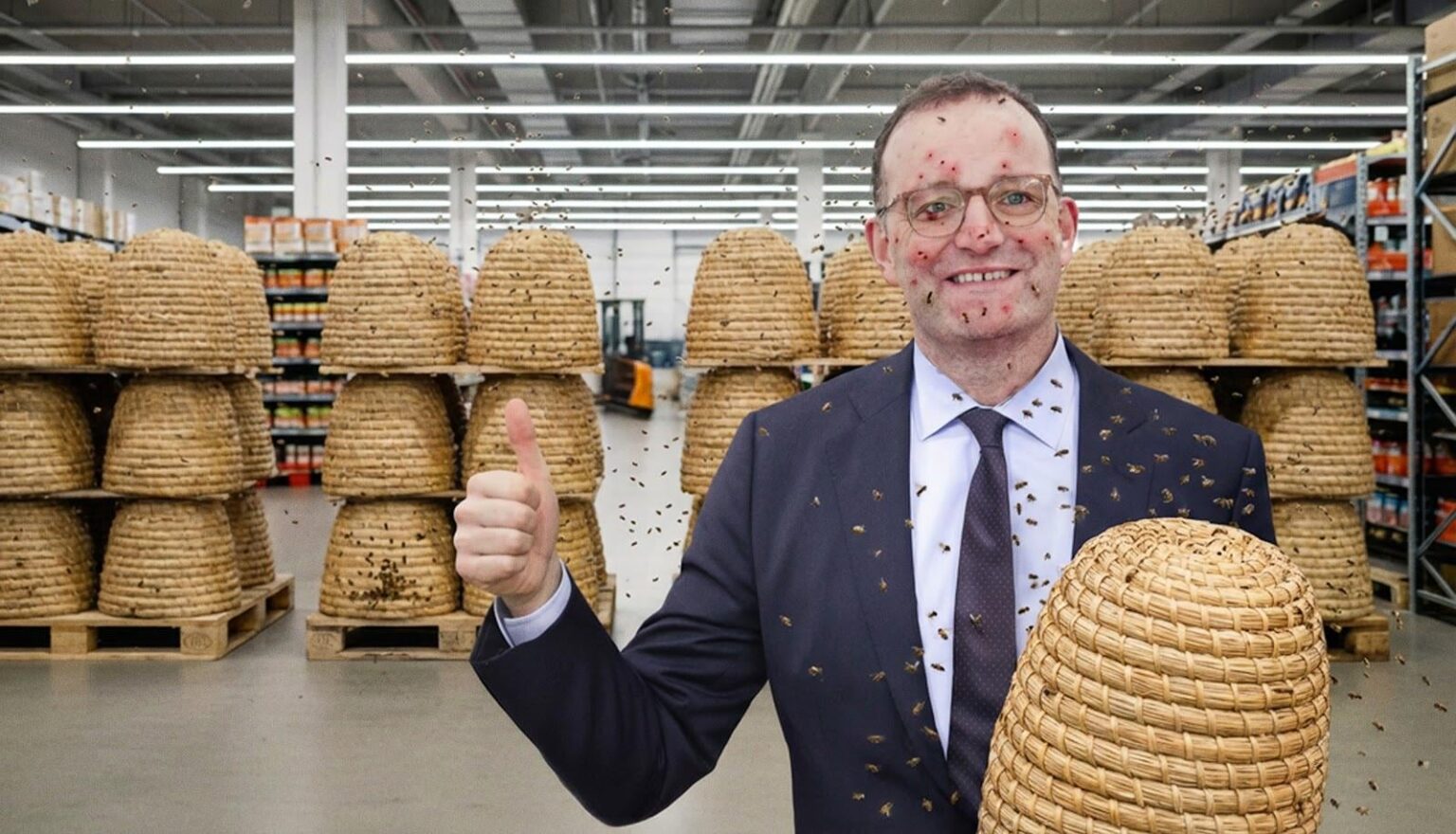 Drone procurement for the Bundeswehr: Jens Spahn buys beehives for 10 billion euros