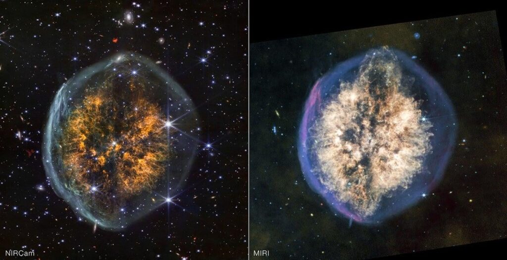 Eerie brain-like nebula captured in stunning new JWST images