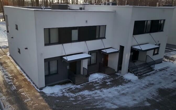 In Tartu, a new building built in place of a slanted apartment building was completed