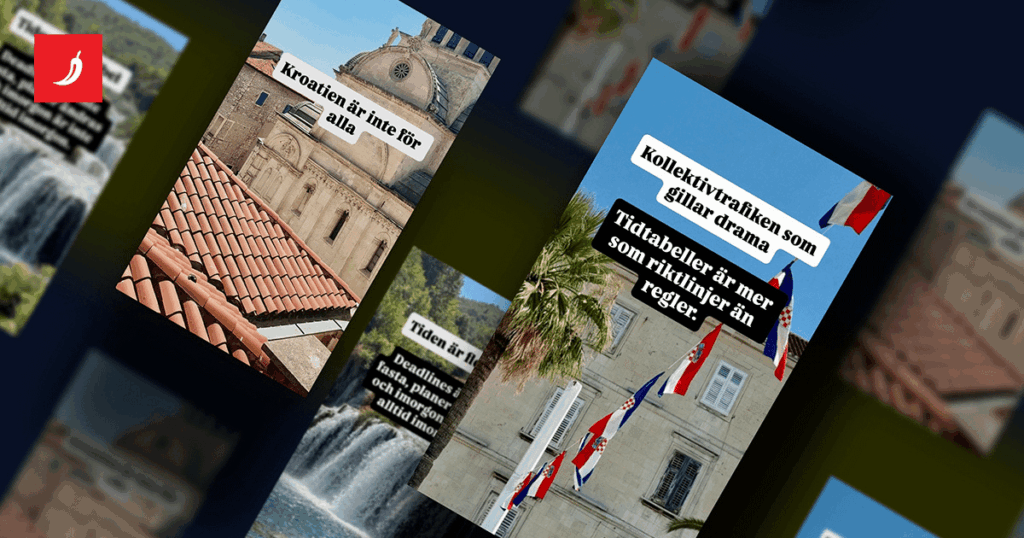 Swedes in Croatia: "Cooking is a national sport, the waiter remembers which coffee you drink"