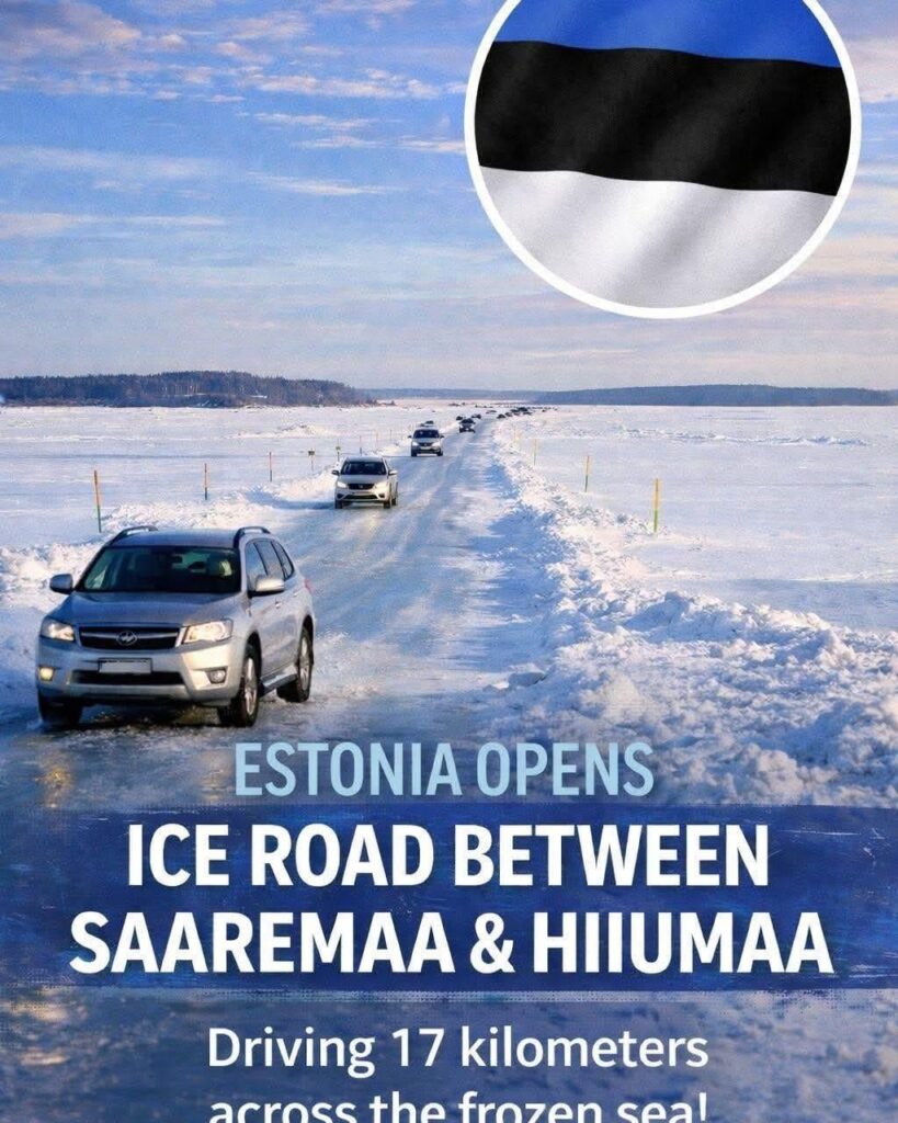 Saaremaa and Hiiumaa ice road is opening!