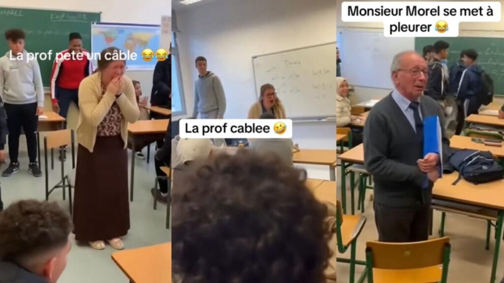 “He’s crying, his head is ringing!” »: these fake videos of French teachers in tears are going viral and fueling xenophobia