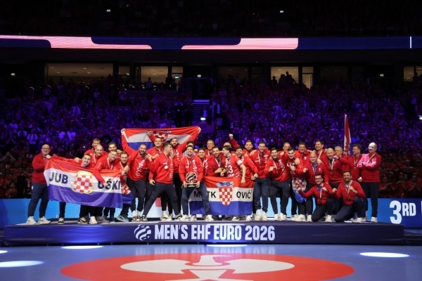 Photo by Croatia, who won the bronze medal at the 2026 European Men's Handball Championship, Photo Source = Croatia Handball Association