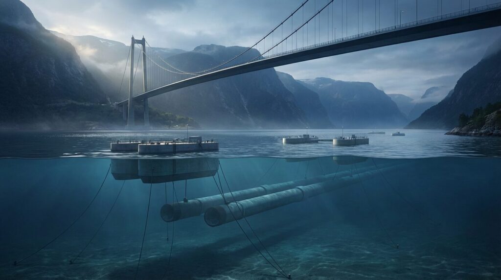 Norway is betting on underwater floating tunnels and record-breaking bridges, investing US$40 billion and transforming the E39 into the world