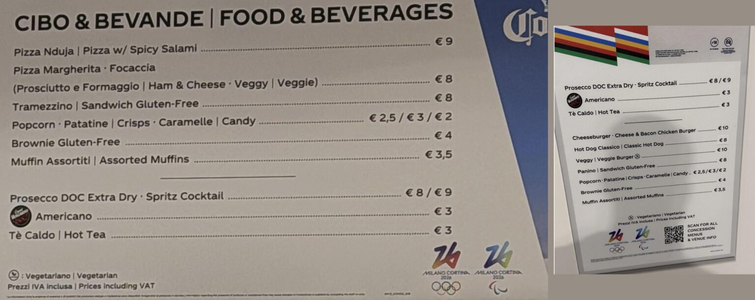 Olimpia has cheaper pizzas and alcohol than in Estonia.