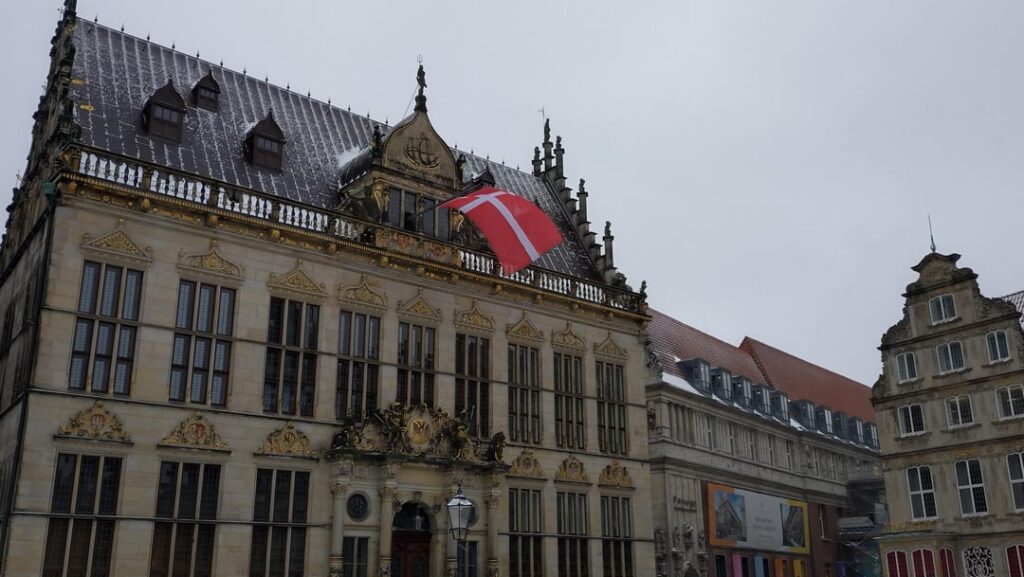 Bremen, Germany - not sure why we're flying your flag today, but always nice to see
