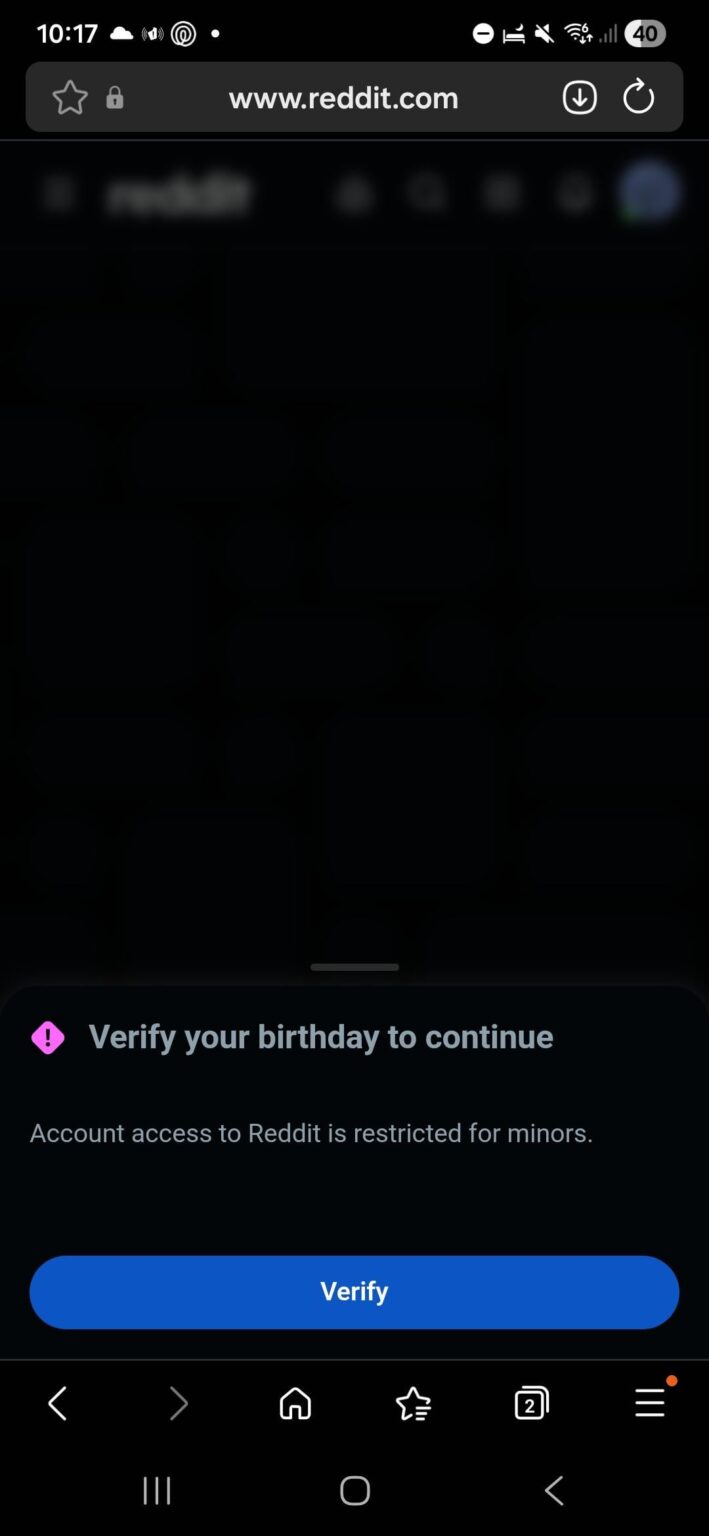 Reddit decided to try and block access