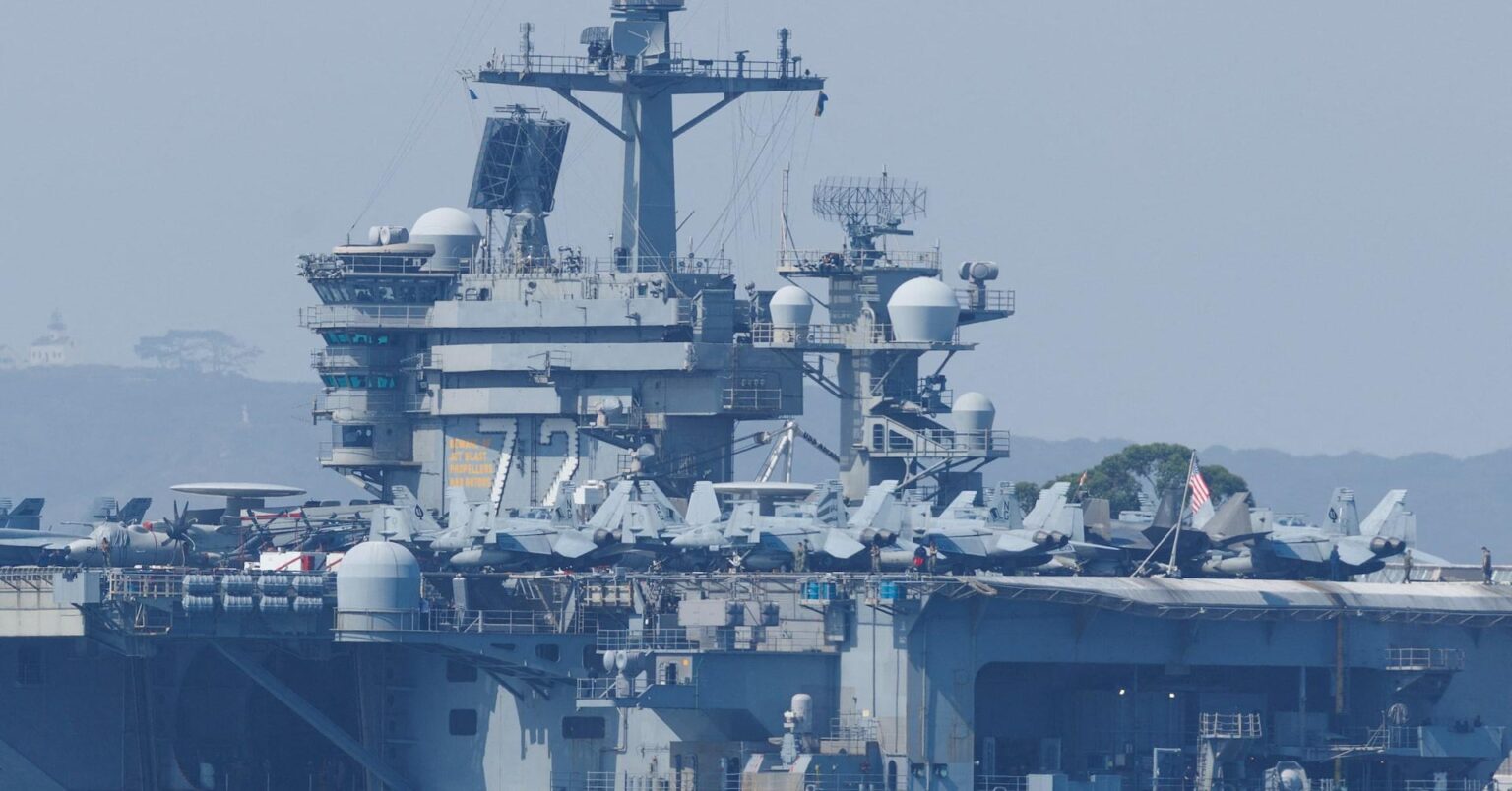 US shoots down Iranian drone approaching aircraft carrier, official says