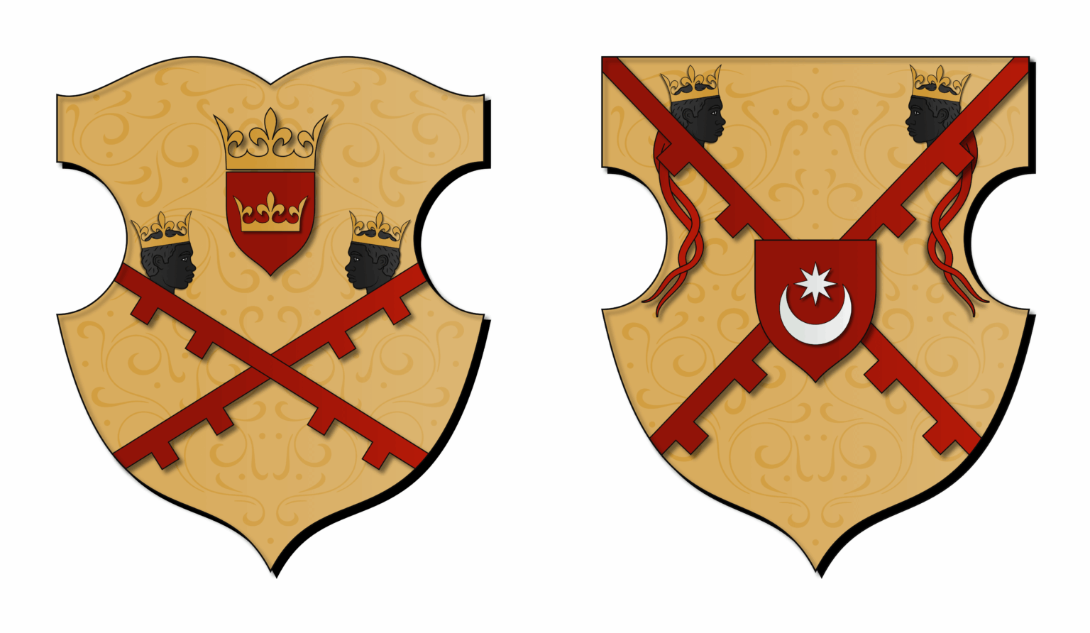 Coats of arms of Bosnia according to Illyrian heraldry