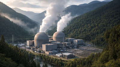 (AI image generated using ChatGPT) China's secret nuclear expansion: New warhead facilities detected in Sichuan mountains