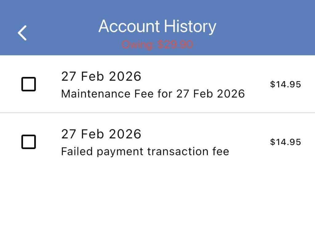 Gym fees. Wtf?