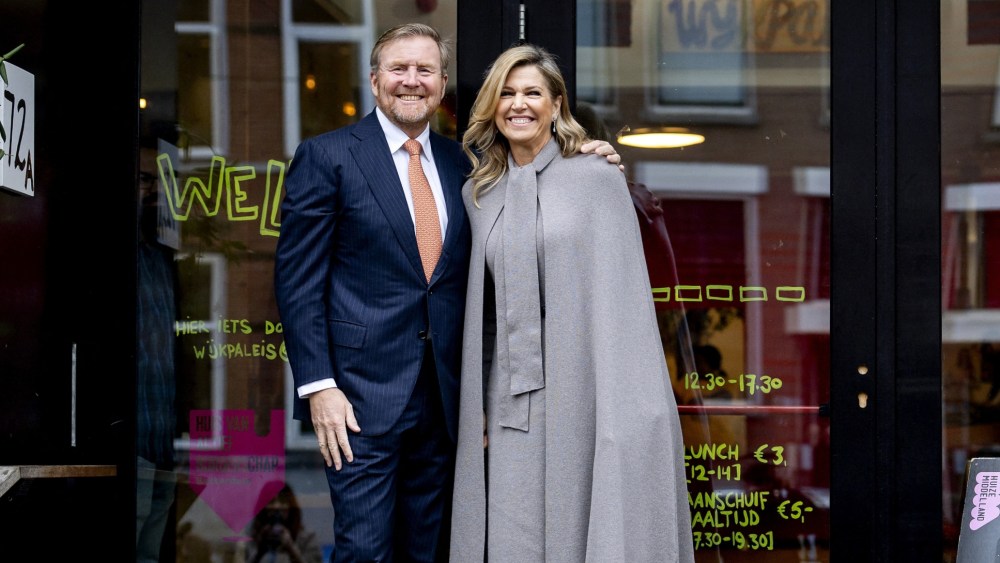 Queen Maxima Styles Vanessa Seward Coords in Rotterdam King Willem-Alexander and Queen Maxima of The Netherlands