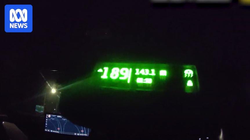Police tell teen caught driving at 189km/h: 'We're calling your parents'
