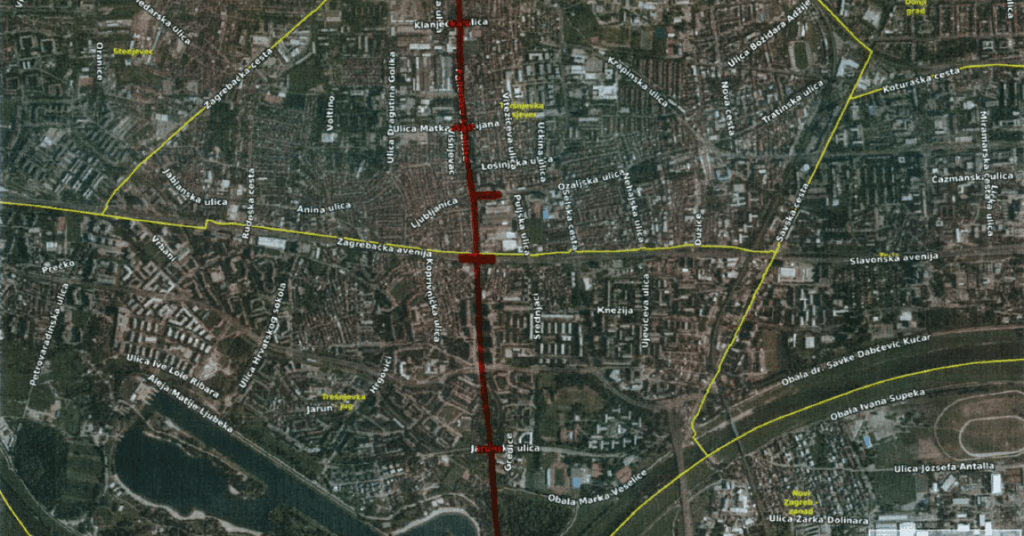 We have details of the large green corridor that will 'cut' Zagreb in half, the railway is also being built!