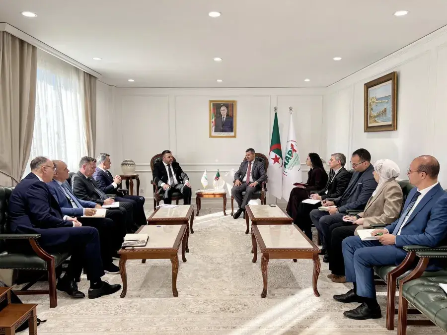 ركاش يناقش مشاريع صناعية وطاقوية مع وفد من البوسنة والهرسك