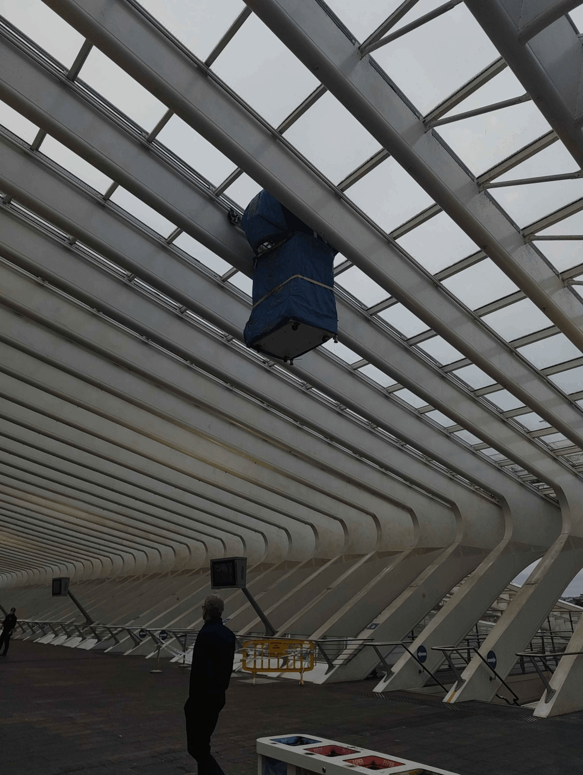 What is this thing at Guillemins station?