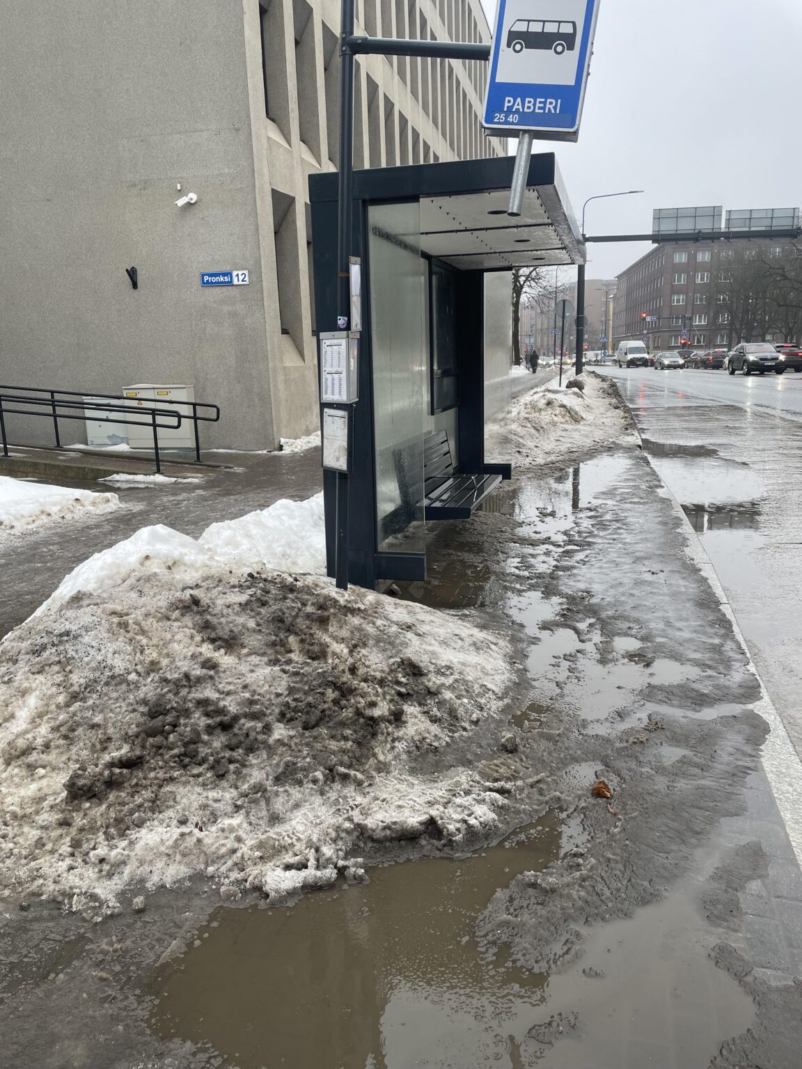 Why do our bus stops have to be like this?