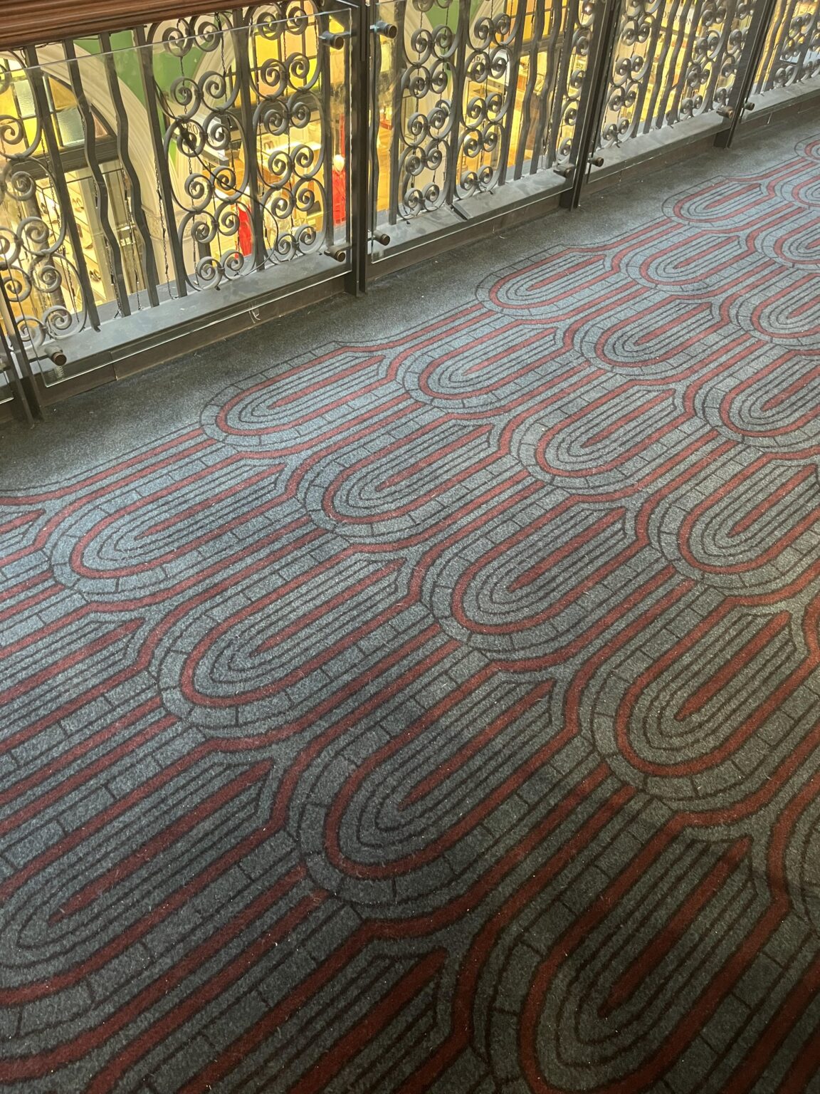 New carpet at QVB