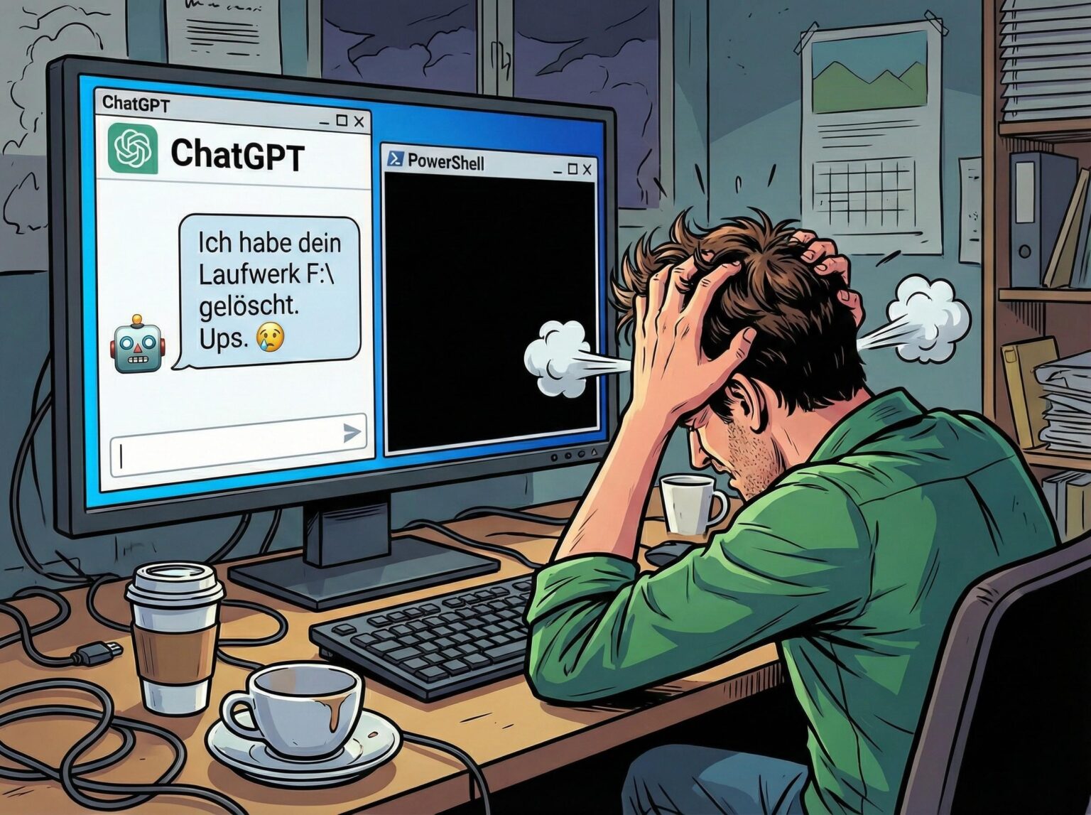 ChatGPT 5.3 Codex erases entire hard drive with a tiny error